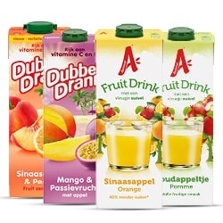 Appelsientje Fruitdrink of Dubbeldrank pak 1 liter