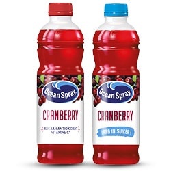 alle Ocean Spray fles 1 liter