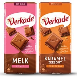 alle Verkade chocolade repen 90/111 gram