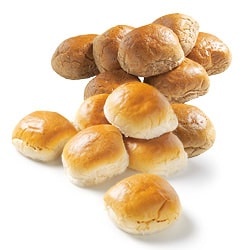 ambachtelijke bakker witte- of bruine bollen zak 6 stuks