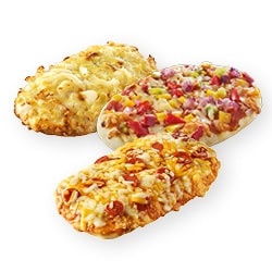 SPAR mini pizza, focaccia pepperoni of kaas ui kruier