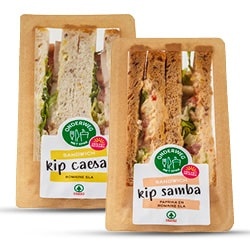 SPAR sandwich kip samba, -caesar of wrap bbq kip