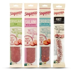 Productfoto van alle Stegeman worsten