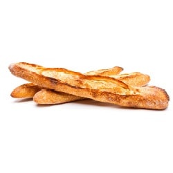 Productfoto van Bakkershart wit desem rustiek- of prestige donker stokbrood 440 gram