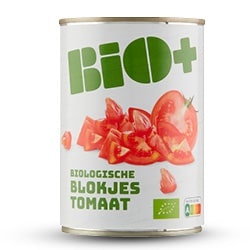 Productfoto van Bio+ tomatenblokjes