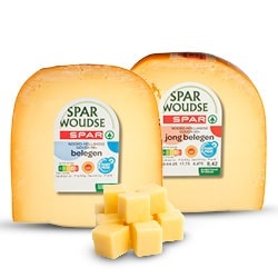 Productfoto van alle SPARwoudse kaasstukken