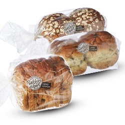 Productfoto van Bakkershart gevuld brood of bollen