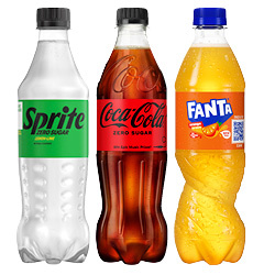 alle Coca-Cola, Fanta of Sprite fles 500 ml