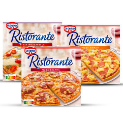 Productfoto van alle Dr. Oetker Ristorante pizza's