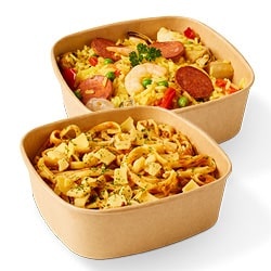alle Foodclub pasta of paella maaltijden