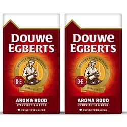 Douwe Egberts aroma rood snelfilterkoffie 250 gram