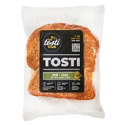 alle voorverpakte The Tosti Club tosti's