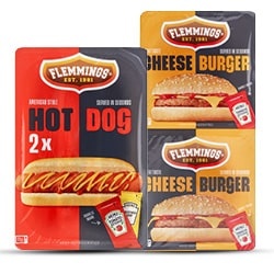 Productfoto van alle Flemmings snackbroodjes