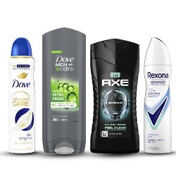 alle Dove, Rexona, Axe of Prodent