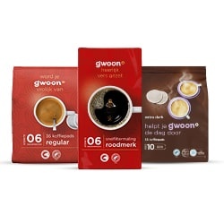 alle g'woon koffiepads of filterkoffie 500 gram