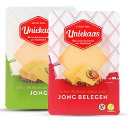 Uniekaas kaasstukken jong pak 515 gram of jong belegen pak 500 gram