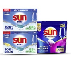 alle Sun vaatwastabletten