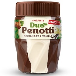 Duo Penotti hazelnootpasta pot 400 gram