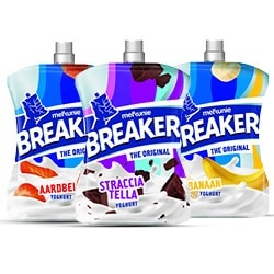alle Melkunie Breaker pouch 200 ml of Smoothie of drinkyoghurt fles 350 ml