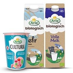 Productfoto van alle Arla biologisch of Cultura