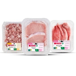 Productfoto van SPAR bami nasi vlees of filet- of hamlappen 2 stuks per 250 gram