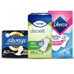 Productfoto van alle Libresse, Tena of Always