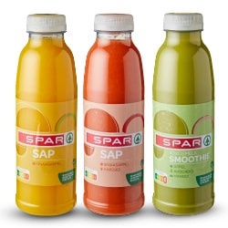 alle SPAR verse sappen en smoothies 500 ml