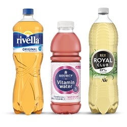 Productfoto van alle Rivella, Sourcy of Royal Club fles 1 liter