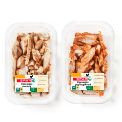 SPAR gegrilde kipreepjes naturel of gekruid bak 175 gram
