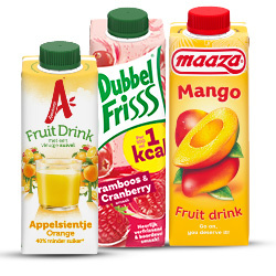 Productfoto van alle Appelsientje, Dubbelfrisss of Maaza pak 300-350 ml