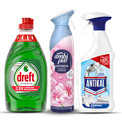 Productfoto van alle Dreft handafwas, Ambi-pur of Antikal