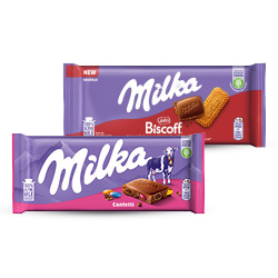 Productfoto van alle Milka 85/100 gram