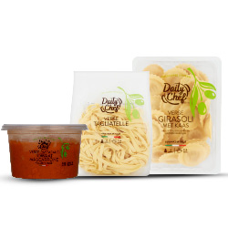 Productfoto van alle Daily Chef verse pasta of sauzen
