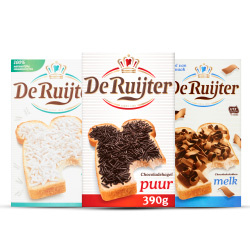 alle De Ruijter hagel of vlokken 200/390 gram