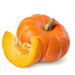 Productfoto van oranje pompoen
