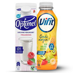 alle Vifit of Optimel pak 500 ml of fles 400 ml