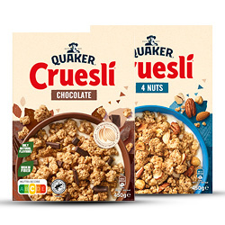 Productfoto van alle Quaker Cruesli & Granola 350/450 gram