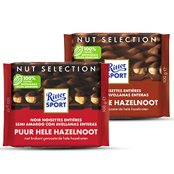 Productfoto van alle Ritter Sport 100 gram