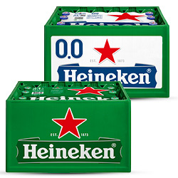 Productfoto van Heineken of Heineken 0.0 krat 24x300 ml