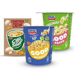 Productfoto van alle Cup-a-Soup, Good Noodles of Good Pasta