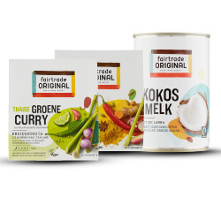 Productfoto van alle Fairtrade Original curry of kokosmelk