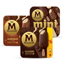 Productfoto van alle Magnum doos 3/4/6 stuks