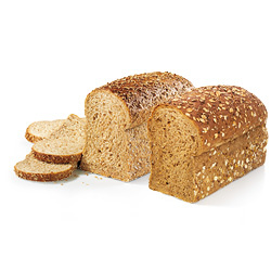 Productfoto van ambachtelijke bakker Waldkorn, grof volkoren of dubbeldonker heel