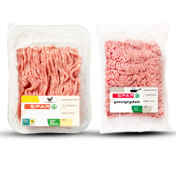 Productfoto van SPAR gemengd gehakt of kip-kalkoen gehakt 300 gram