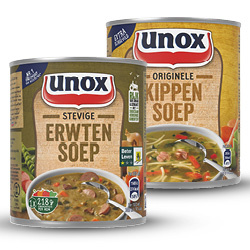 Productfoto van alle Unox soep in blik 800 ml