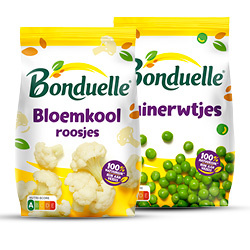 Productfoto van alle Bonduelle diepvriesgroenten