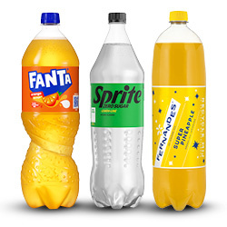 Productfoto van alle Fanta, Sprite of Fernandes fles 1.5 liter