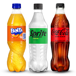 alle Coca Cola, Fanta of Sprite fles 500 ml