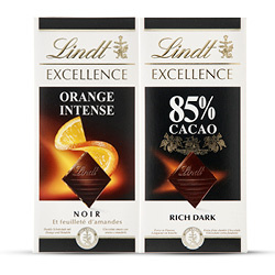 alle Lindt chocoladetabletten 100 gram