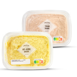 alle ambachtelijke brood- en toast salades 150 gram